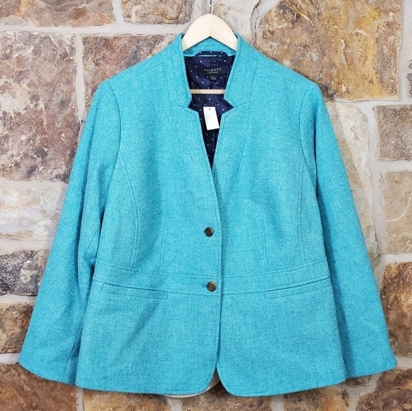 NWT Talbots 20WP 20 Wool Jacket Blazer Suit Coat - Picture 1 of 6